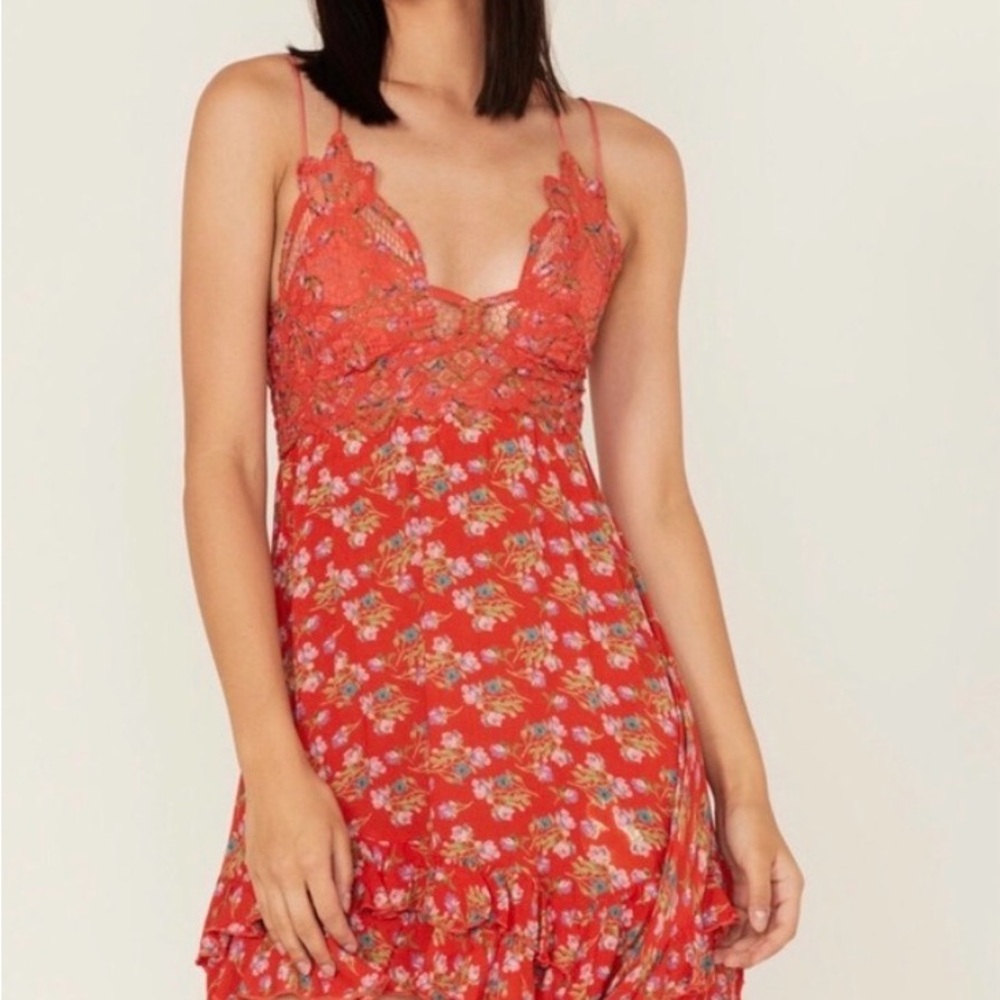 Free People Adella Lace Slip Dress - Picture 5 of 14